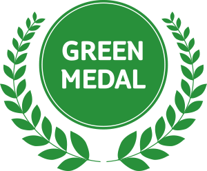 Green Medal award logo | Karisma Hotels & Resorts®