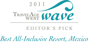 Wave award by TravelAge West 2011 logo | Karisma Hotels & Resorts®